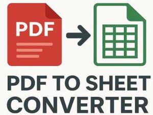 PDF to SHEET Converter