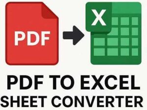 PDF to Excel Sheet Converter