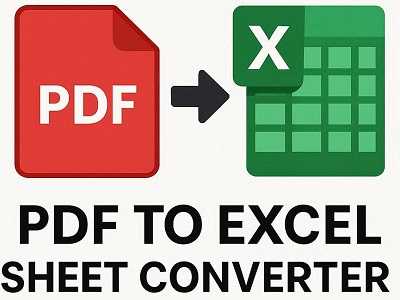 PDF to Excel Sheet Converter